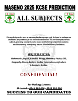 MASENO BOYS 2025 KCSE PREDICTION.pdf